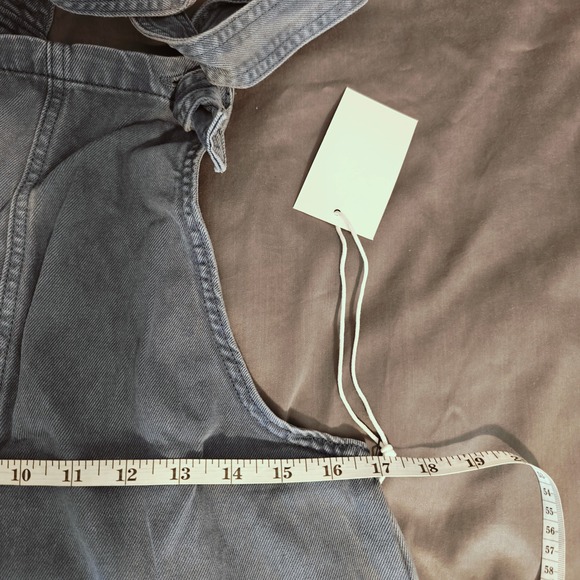 Zenana Washed Knot Strap Pockets Jumpsuit 1864Y Size Medium - Picture 12 of 16